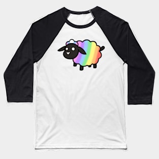 Rainbow Sheeps (Is a Proud Sheep) Baseball T-Shirt